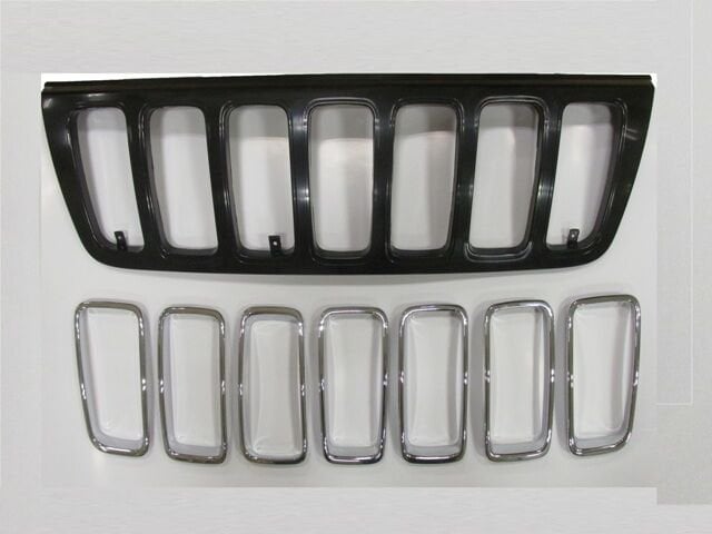 Jeep Cherokee- Grand- 99/03; Ön Panjur Siyah (iç Petekleri Nikelajlı) (tyg) - 5GL79DX8AA