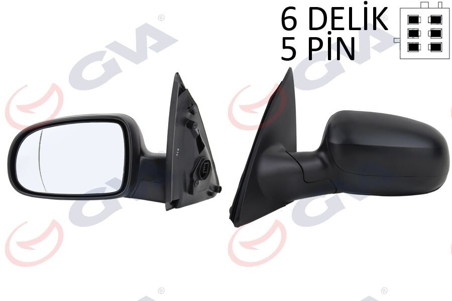 DIŞ DİKİZ AYNASI SOL CORSA C 01 ELEKTRİKLİ ISITMALI ASFERİK 5 FİŞ VM-200EHAL