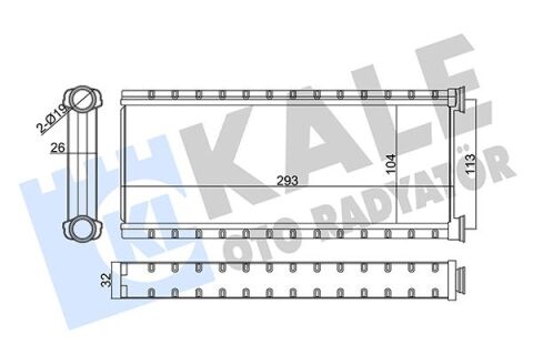 KALORİFER RADYATÖRÜ COMBO E-GRANDLAND-ZAFIRA LIFE-VIVARO C-PARTNER-BERLINGO-P3008-P5008-EXPERT- RIFTER-C4-C5 AIRCROSS-PICASSO-JUMPY IV