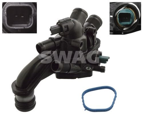Termostat 105C Komple P3008-P308-Rcz-P207-P508-P208-P5008-C4-C4 Pıcasso-Ds3-Ds5-C5 Iıı 1.6 Turbo 16V Ep6Dt-Ep6Cdt -Mını Cooper 1.6 Thp 16V N14B16A-N14B16C