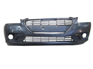 1608715680 - Peugeot 301- 13/16; Ön Tampon Siyah (Panjurlu/Sis Braketli/Nikelaj Çıtalı/Çeki Kapaklı)