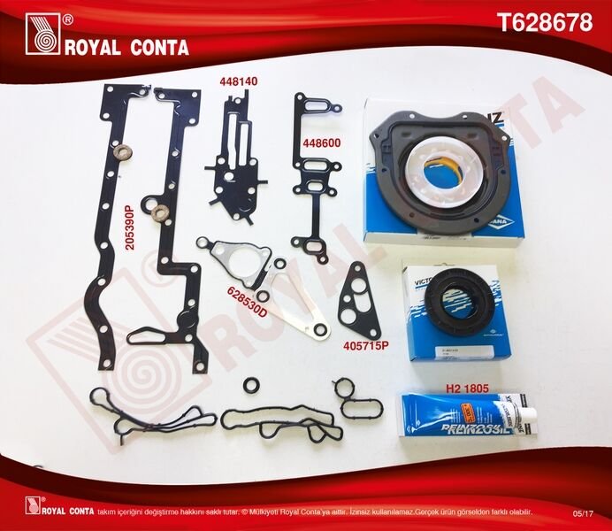 ALT TAKIM CONTA REINZ KEÇELİ TRANSIT V348 11 14 V363 14 RANGER 12 2.2TDCI 155PS EURO5 A.CEKER