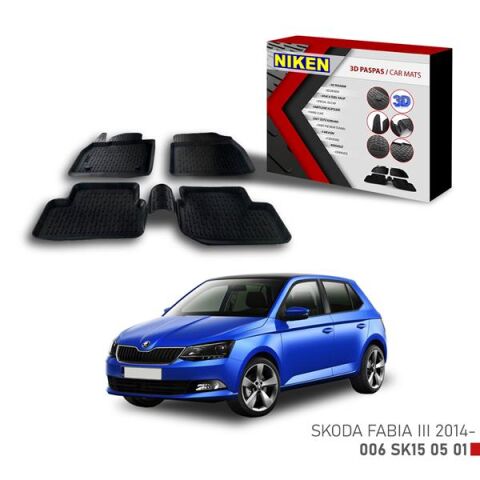 3D PASPAS SKODA FABIA III 2014-