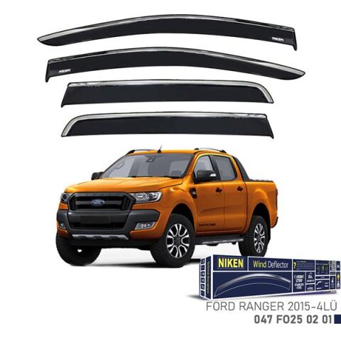 KROMLU CAM RÜZGARLIĞI FORD RANGER 2015- 4LÜ