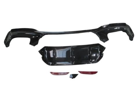 Bmw 5 Serı- G30- 17/20; Karlık Prlk Siyah (arka Tampon Altı) (çeki Demir Kapaklı/çift Egzoslu)f90/m5 - A51128073379