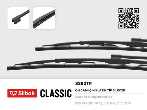 SİLECEK SÜPÜRGESİ 650MM MAGIRUS M2000-03-04 OTOKAR MINIBUS