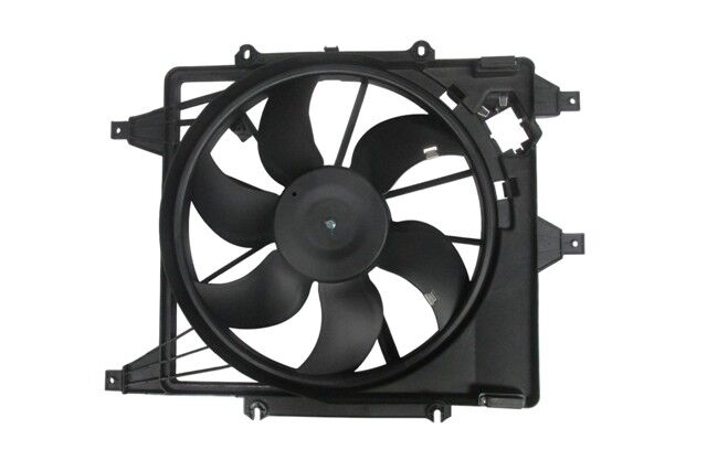 7701051483 - (YENİ ÜRÜN!!!)RENAULT CLIO- 2- HB- 98/01; RADYATÖR FAN DAVLUMBAZI KOMPLE (KLİMALI/MOTORLU)(6 KANAT)(ORİS)