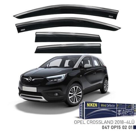 KROMLU CAM RÜZGARLIĞI OPEL CROSSLAND X 2018- 4LÜ