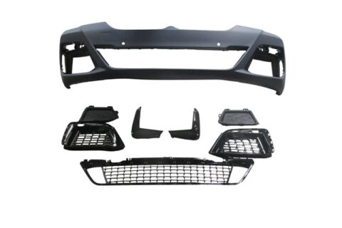 Bmw 5 Serı- G30- 20/22; Ön Tampon Astarlı(sis Dlksiz Kapak/ızgaralı)(sensör D.li/çeki Kapaklı)m-tech - A51118098644S1