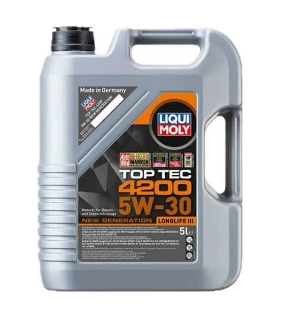LIQUI MOLY 5W30 Motor Yağı Tam Sentetik TOP TEC 4200 5 Litre (8973)