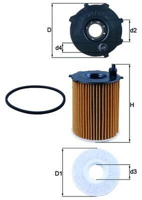 Yağ Filtresi Berlıngo-Fıesta-Focus-C-Max-Fusıon-206-207-307-308-Bıpper-Jumpy-Xsara- 1.4-Hdı-1.6Hdı