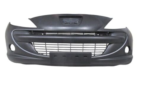 (yeni Ürün!!!)peugeot 206 Plus- Hb- 10/13; Ön Tampon Panjurlu Komple/karlıklı/plakalıklı/braketli/sis Delikli (tw)