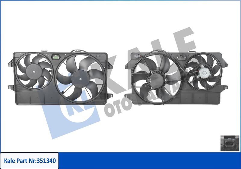 Fan Motoru Komple Cıft Fanlı Ford Tourneo Connect 02 14