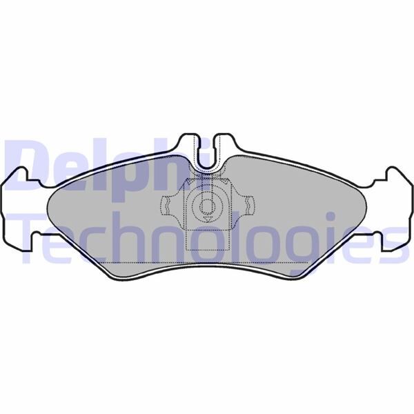 Fren Balatası Arka Mercedes Sprınter B901 B904 . Vw Lt 28-35-46 Kulaklı Kucuk Tıp