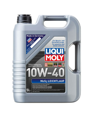 LIQUI MOLY 10W40 Motor Yağı Kısmi Sentetik MoS2'li LEICHTLAUF 5 Litre (2184)