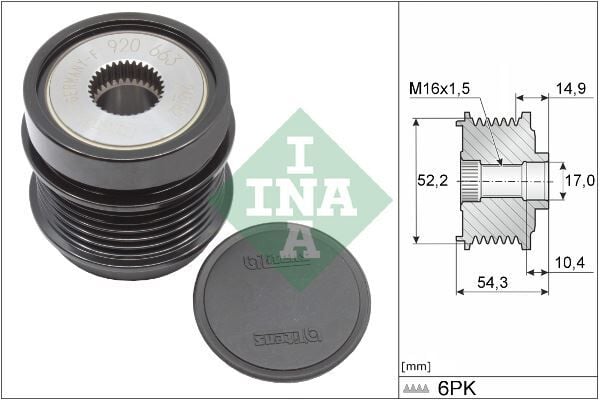 Alternator Kasnagı Mercedes W205 S205 C205 A205 W213 C253