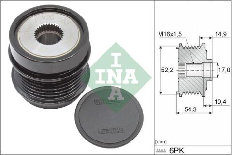 Alternator Kasnagı Mercedes W205 S205 C205 A205 W213 C253