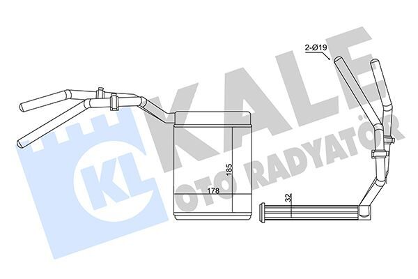 Kalorıfer Radyatoru Focus Iı 03 11 Focus Iı C Max 04 11 Kuga 08 12 Mazda 3 06 09 Mazda 5 05 Volvo C30 C70 Iı S40 Iı V50 06 12