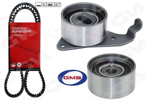 EKSANTRİK GERGİ KİTİ TOYOTA AVENSIS 2.0L 3S-FE ST220 98-00 / CORONA 2.0L 3S-F 3S-FE ST171 ST191 89-94 / CARINA E 2.0L 3S-FE ST191E 95-98 / RAV4 2.0L 3S-FE SXA10 95-00 1 KAYIŞ 2 RULMAN
