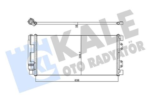 Klıma Radyatoru 18 K4F - 20 T2N - 25 K4F Freelander I L314 98 06