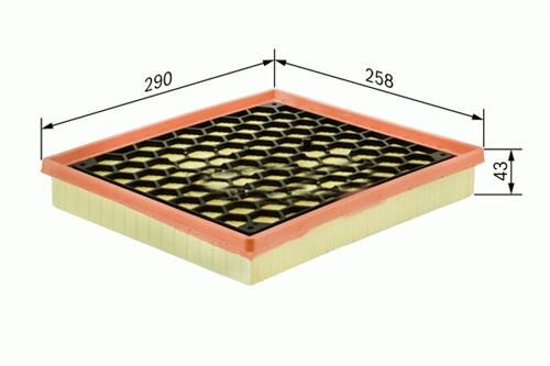 HAVA FILTRESI INSIGNIA A 1.6 1.8 A16XER B16XER A18XER B18XER 09 17 MALIBU 2.0-2.4 SAAB 9-5 2.0