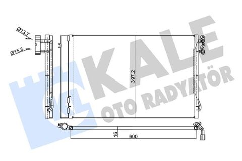Klıma Radyatoru N43 N45 N46 N51 N52 N53 M3 E81 E82 E87 E88 E90 E91 E92 E93 E84 E89