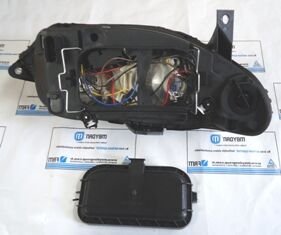 51773144 - Fıat Albea- 05/13; Far Lambası Sol Elektrikli/Motorlu (İç Aynası Siyah) (Ayfar)