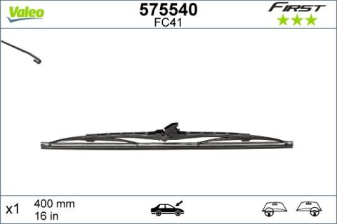 Arka Silecek Süpürgesi 400Mm Normal Tip First Üniversal