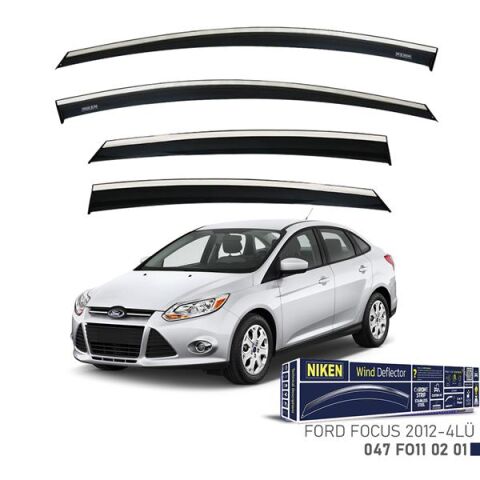 KROMLU CAM RÜZGARLIĞI FORD FOCUS 2012- 4LÜ