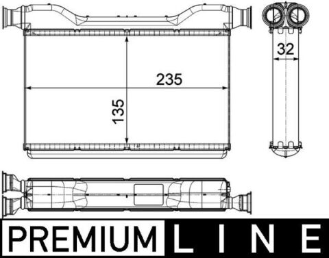Kalorıfer Radyatoru Bmw F10 F01 F07 Premıum Lıne