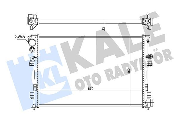 Radyatör Scudo/P806 1.8İ-2.0İ 8V-2.0İ 16V Al/Mknk