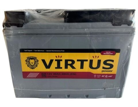 Akü 12 V 90 Ah. Tam Kapalı Smf N70 Kutu 303X177X222
