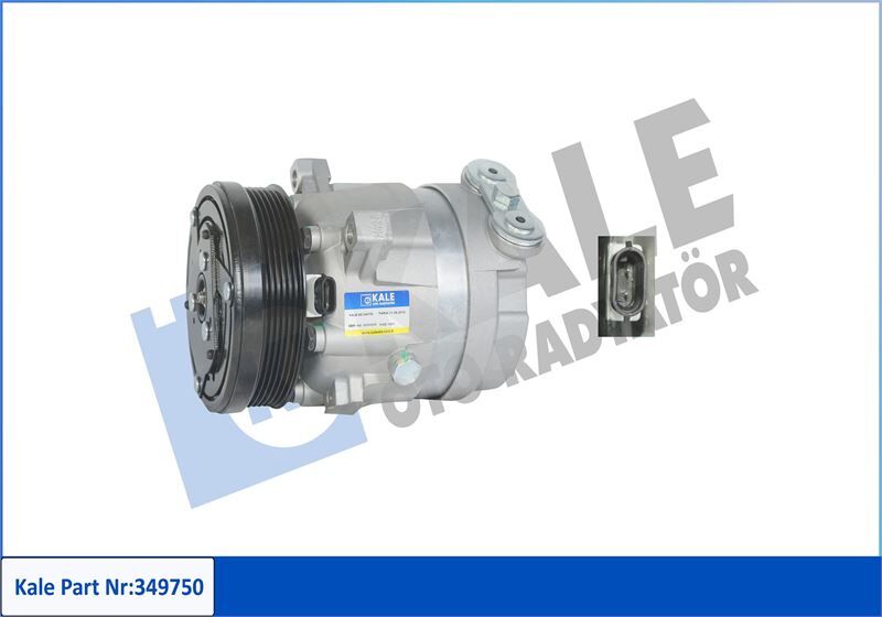 Klima Kompresörü Vectra A 2.0 88-95 -Calıbra A 2.0 90-97 124Mm
