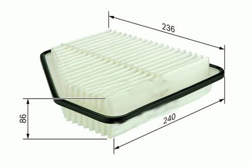 HAVA FİLTRESİ TOYOTA RAV4 YM. 2.2 D-4D 08