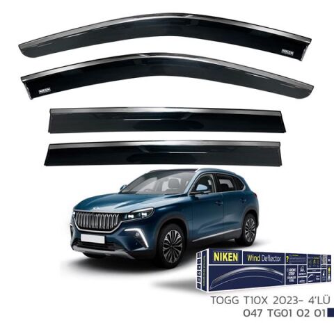 KROMLU CAM RÜZGARLIĞI TOGG T10X 2023- 4LÜ