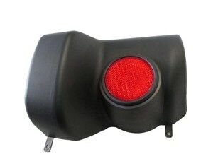 6410A742 - Mıtsubıshı L200- Pıck Up- 06/15; Arka Tampon Ucu Sağ Reflektörlü/Siyah Pütürsüz(Plastik) (Euro Body)