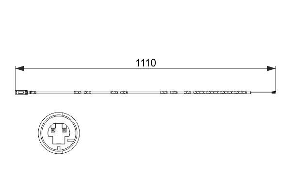 BALATA FISI ARKA BMW E87 E90 E92