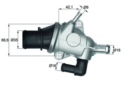 TERMOSTAT KOMPLE ALFA ROMEO 156 932 88C