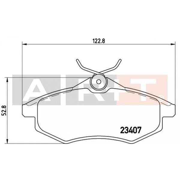 ÖN FREN BALATASI CITROEN C2 03 12 C3 02 09
