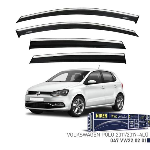 KROMLU CAM RÜZGARLIĞI VW POLO 2011-2017 4LÜ