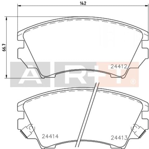 ÖN BALATA OPEL ASTRA J 12 14 INSIGNIA 08 11 ZAFIRA 11 SAAB 9.5 10 17 JANT GDB1783