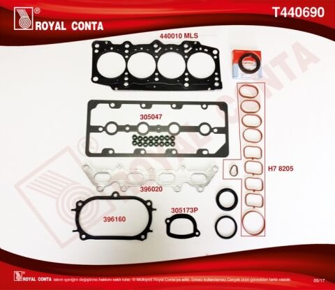 ÜST TAKIM CONTA KEÇELİ PALIO-GRANDE PUNTO-LINEA 1.4 16V