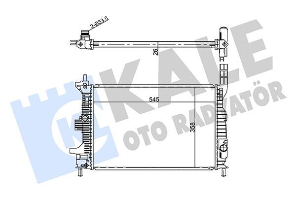 Motor Su Radyator Focus Iıı 13 Transıt Connect 14 1.0 Ecoboost