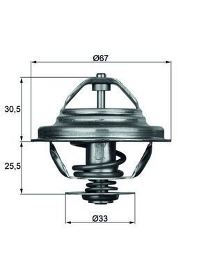 TERMOSTAT 80 BMW M40 M20 M50 E30 E34 E36