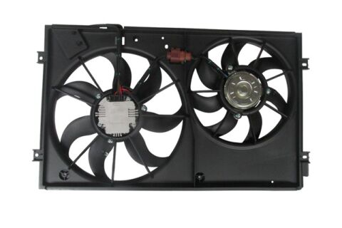 1Td121203D - (Yeni Ürün!!!)Volkswagen Caddy- 11/15; Radyatör Ve Klima Fan Davlumbazı  Komple Çiftli (7+7 Kanat) (Motorlu)(Oris)