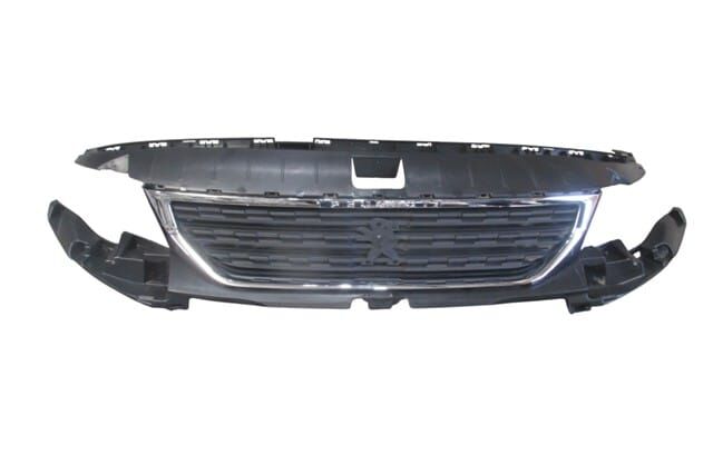 (yeni Ürün!!!)peugeot Partner- Van- 19/24; Ön Panjur Siyah Nikelaj Çerçeveli (tw) - 1632654780