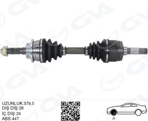 ON AKS SAG KOMPLE RANGER 2.5D -2.5TD 02 12 MAZDA B-SERIE 2.5 D 4WD 02 06 ABS LI 4 4