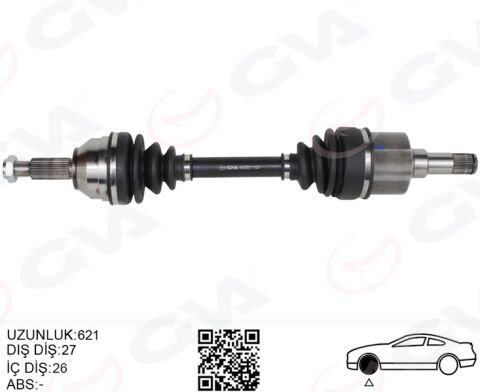 ÖN AKS KOMPLE SOL FORD MONDEO I -II 1.6- 1.8 - 2.0 93 00
