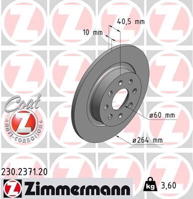Arka Fren Aynası Corsa E 14 Adam 13 Punto Evo-Grande Punto 05 264X10X4Dlxhavalı 15 İnç 55700592