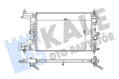 Radyatör Opel Astra J- Mk Vı 1.3 1.7 Cdtı